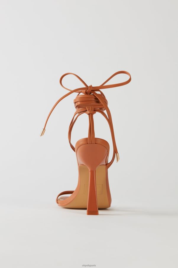 bronzer talons à lacets en similicuir Z0R8H834 Oh Polly