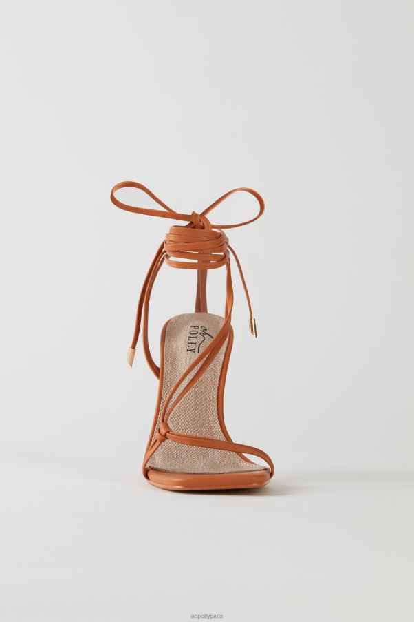bronzer talons à lacets en similicuir Z0R8H834 Oh Polly
