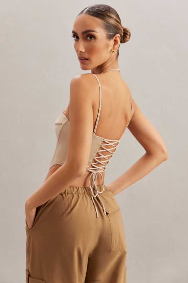 pierre top corset à encolure carrée cent Z0R8H609 Oh Polly