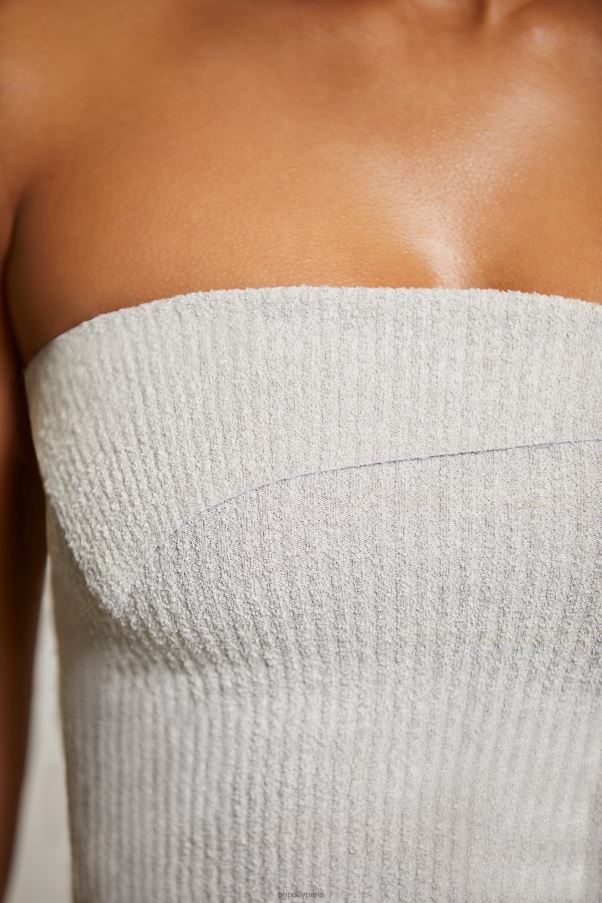 gris haut court bandeau à chevauchement oran Z0R8H618 Oh Polly