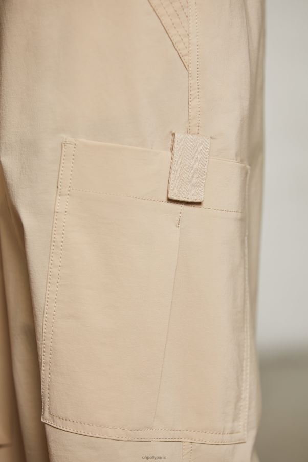 beige pantalon cargo large rori Z0R8H793 Oh Polly