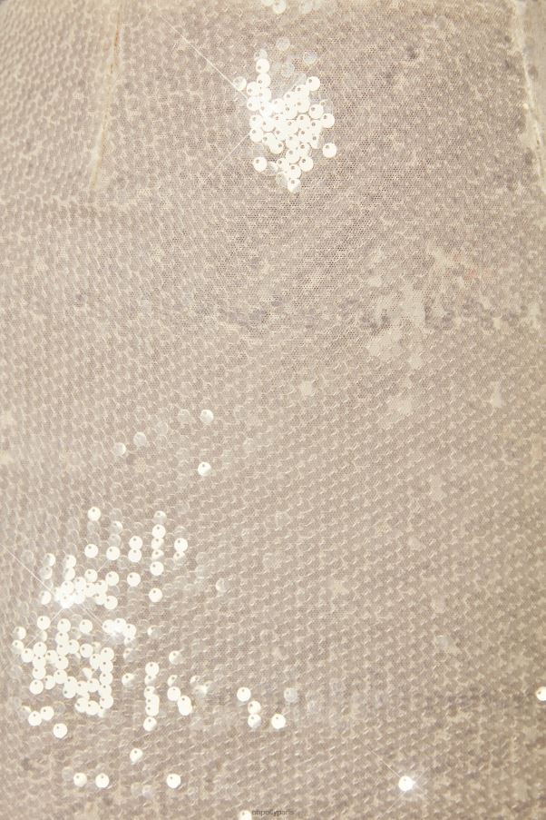 Ivoire Signy - Mini-jupe plate à sequins Z0R8H856 Oh Polly