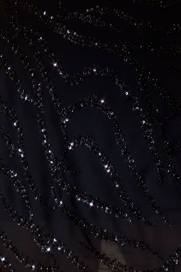 noir luz - mini-jupe trapèze ornée Z0R8H772 Oh Polly