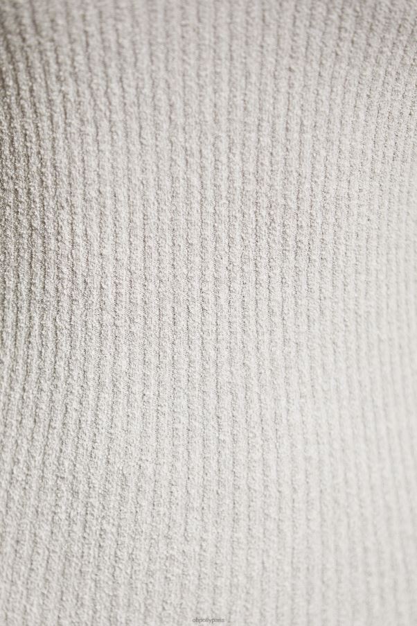 gris mini-robe midori à manches longues et encolure carrée Z0R8H99 Oh Polly