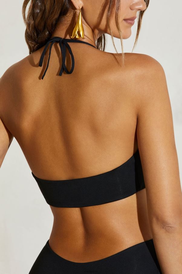 noir nayana - robe courte découpée dos nu Z0R8H377 Oh Polly