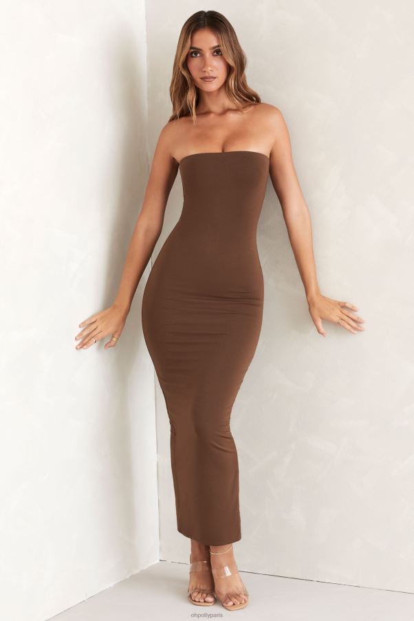 brun robe longue bandeau Kali Z0R8H296 Oh Polly