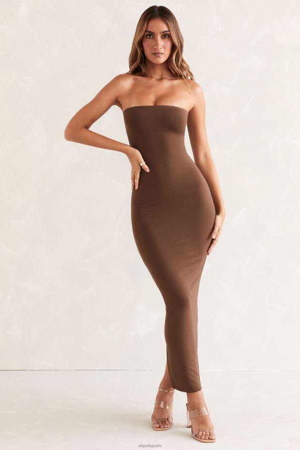 brun robe longue bandeau Kali Z0R8H296 Oh Polly