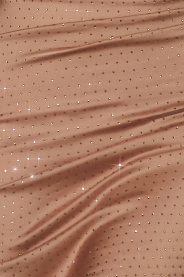 beige million de raisons - robe mi-longue à bretelles croisées Z0R8H463 Oh Polly